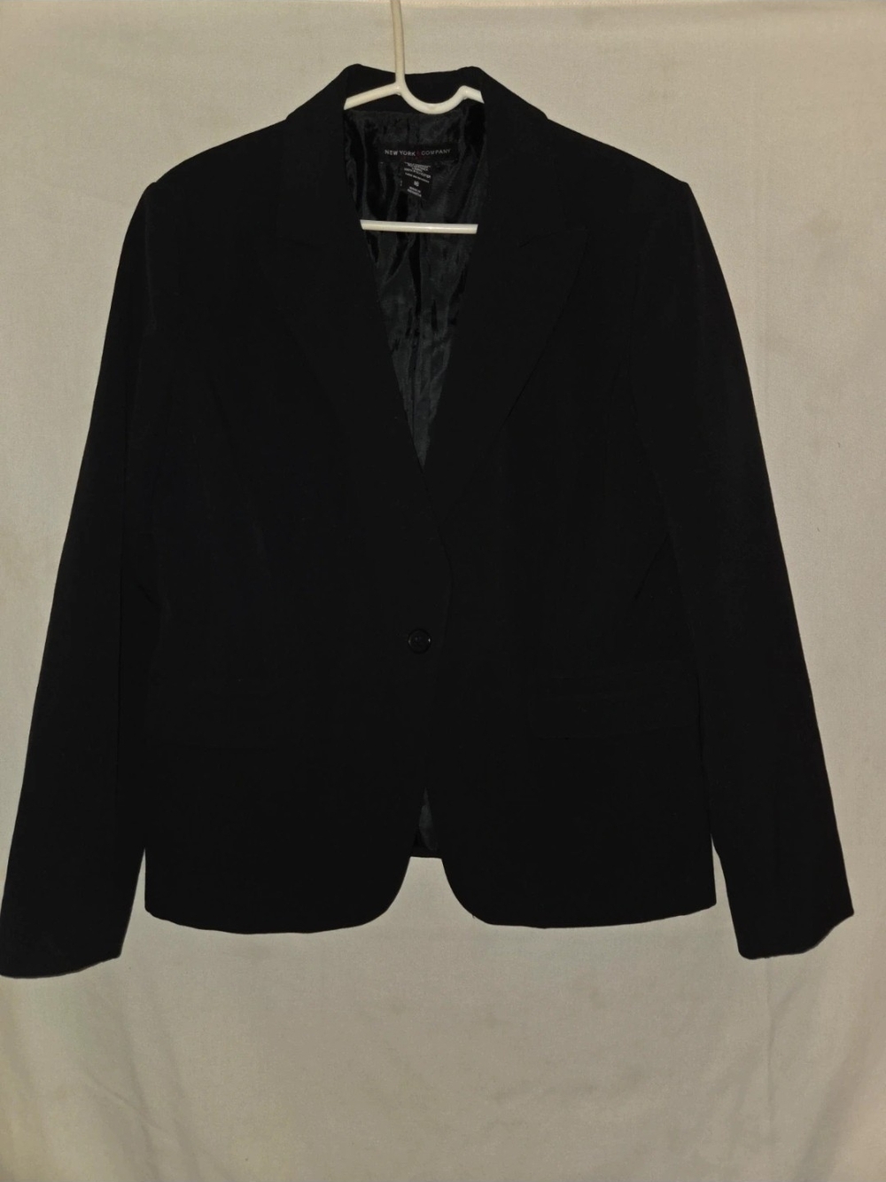 New York & Company Black Single-Button Blazer